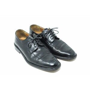 Fiore Men’s Black Leather Dress Shoes Made in Spain Size 10.5 M Classic Formal